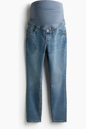 H&M MAMA Slim Ankle Jeans - Blau