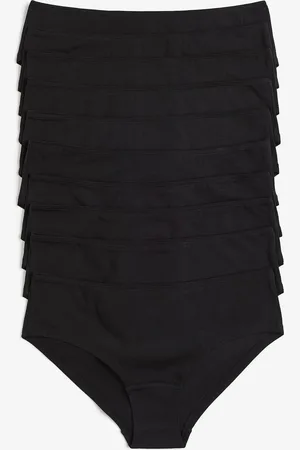 H&M 10er-Pack Hipster - Schwarz
