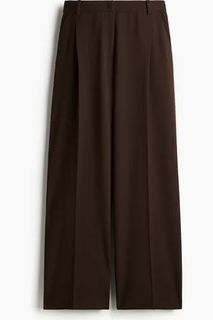 H&M Elegante Hose - Braun