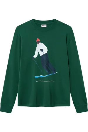 H&M Cortina Ls Tee - Grün
