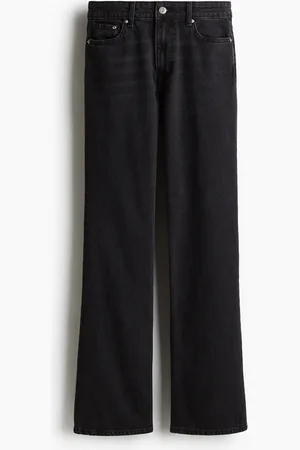 H&M Bootcut High Jeans - Schwarz