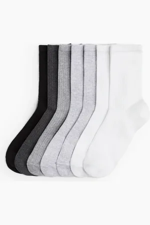 H&M 7er-Pack Socken - Weiß