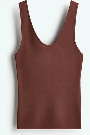 H&M Gestricktes Tanktop - Beige