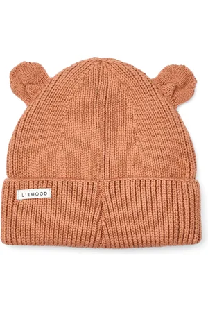 H&M Gina Rippenstrickmütze Mit Bärenohren - Pink