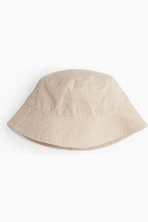 H&M Bucket Hat aus Baumwolle - Beige