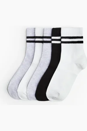 H&M 5er-Pack Socken - Grau