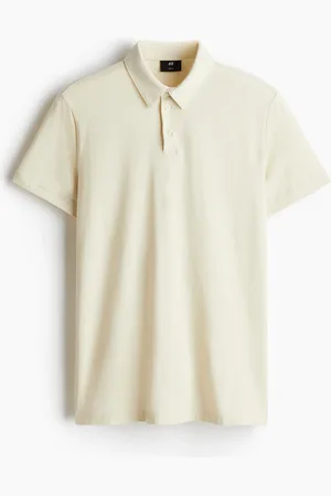 H&M Poloshirt in Slim Fit - Beige