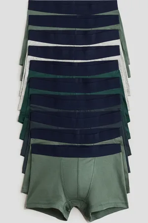 H&M 10er-Pack Trunks aus Baumwolle - Grün