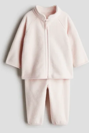 H&M 2-teiliges Fleece-Set - Pink