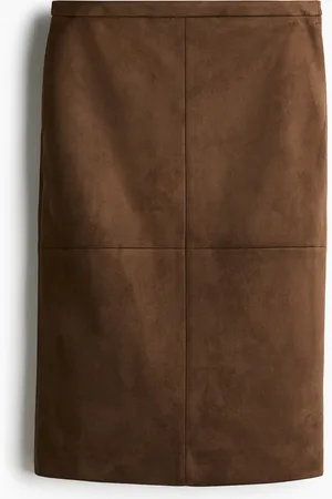 H&M Bleistiftrock - Braun