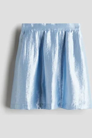 H&M Schimmernder Rock - Blau