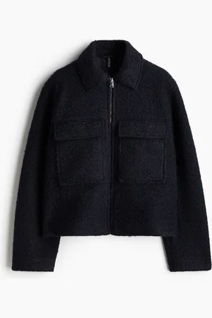 H&M Boucléjacke - Blau