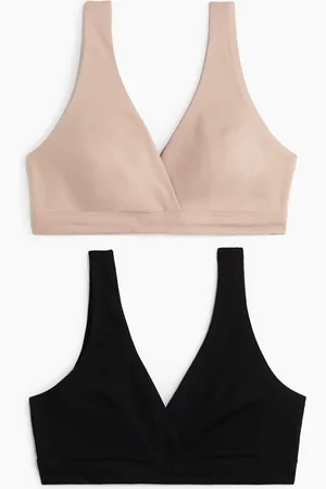 H&M MAMA 2er-Pack Still-BHs aus Baumwolle - Orange