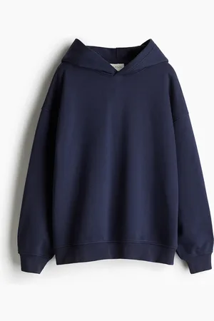 H&M Oversized Sport-Hoodie - Blau