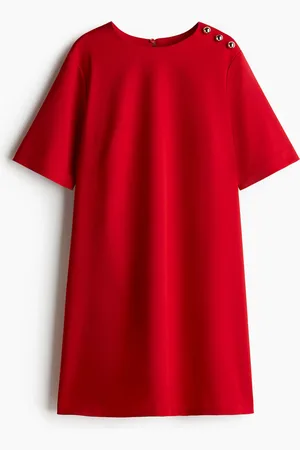 H&M Kleid in A-Linie - Rot