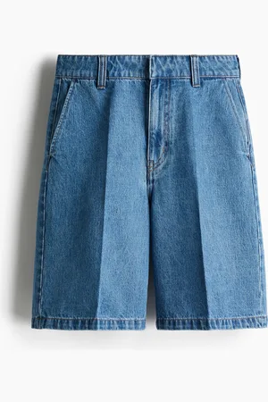 H&M Bermudashorts aus Denim - Blau