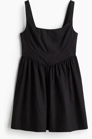 H&M Ausgestelltes Kleid - Schwarz