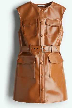 H&M Cargokleid mit Coating - Orange