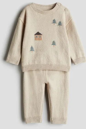 H&M 2-teiliges Gestricktes Set - Beige