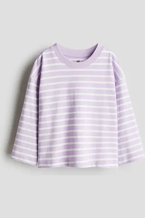 H&M Oversized Jerseyshirt - Lila