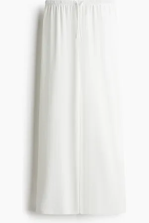 H&M Weite Hose mit Tunnelzug - Weiß