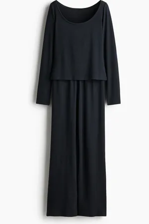 H&M Pyjama aus Jersey - Schwarz
