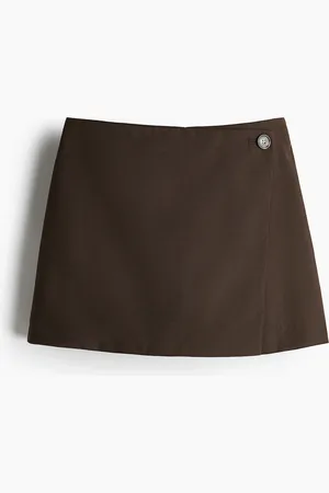 H&M Miniskort - Braun