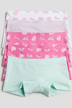 H&M 5er-Pack Baumwoll-Boxerslips - Pink