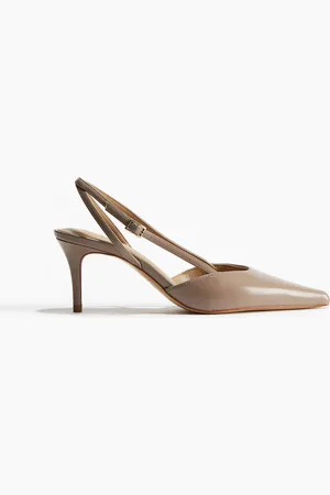 H&M Spitze Slingpumps - Braun