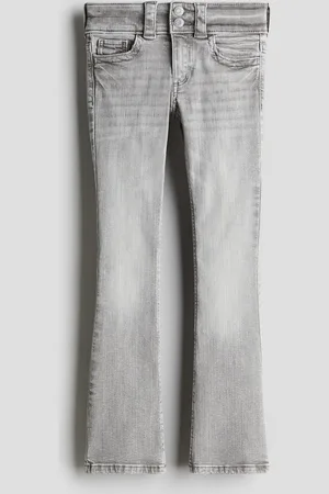 H&M Bootcut Low Jeans - Grau