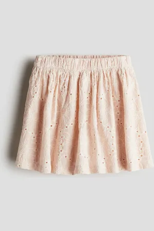 H&M Rock mit Broderie Anglaise - Orange