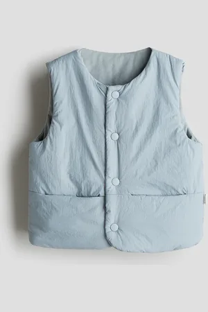 H&M Cordgilet zum Wenden - Grau