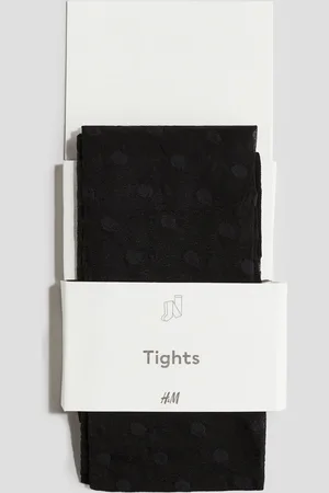H&M Gemusterte Strumpfhose 20 Denier - Schwarz