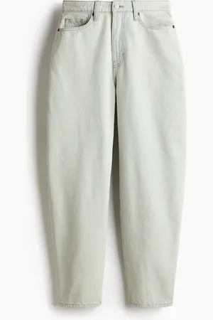 H&M Barrel High Jeans - Blau