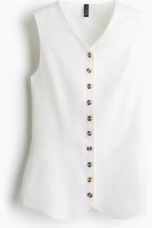 H&M Anzuggilet - Weiß