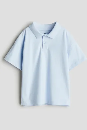 H&M Poloshirt aus Baumwolle - Blau