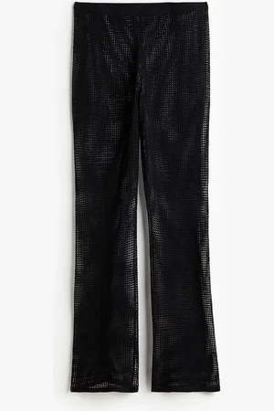 H&M Strandhose in Ajourstrick - Schwarz