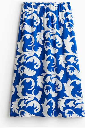 H&M Midi-Rock - Blau