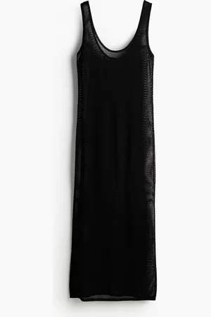 H&M Gestricktes Strandkleid - Schwarz