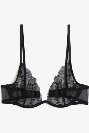 H&M Unwattierter Bügel-BH aus Spitze - Schwarz