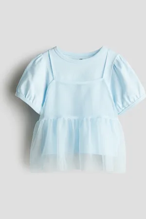 H&M Zweiteiler mit Shirt und Trägertop - Blau