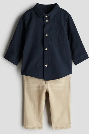 H&M 2-teiliges Set mit Hemd und Jeans - Blau