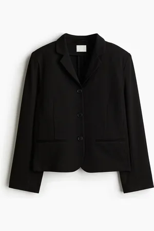 H&M Blazer aus Jersey - Schwarz