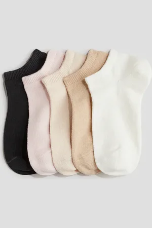 H&M 5er-Pack Sneakersocken - Beige