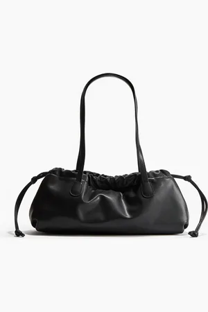 H&M Umhängetasche mit Kordelzug - Schwarz
