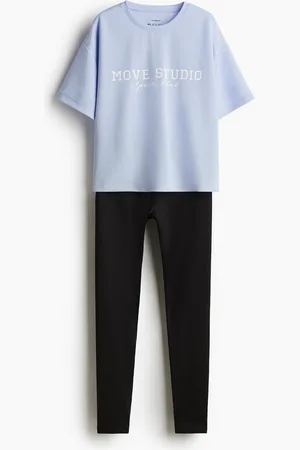 H&M 2-teiliges Sportset mit DryMove™ - Blau