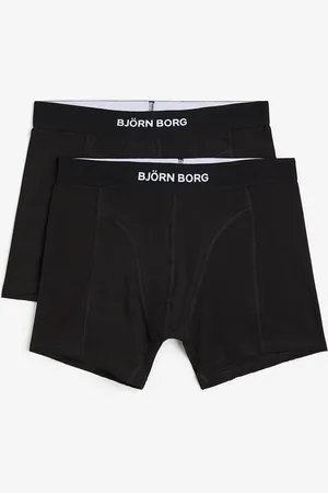 H&M Premium Cotton Stretch Boxer 2p - Weiß