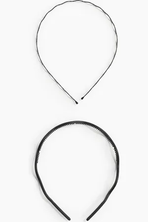 H&M 2er-Pack Gewellte Haarreife - Schwarz