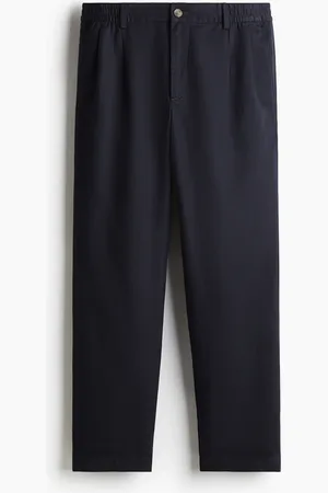 H&M Hose aus Lyocellmix in Regular Fit - Blau