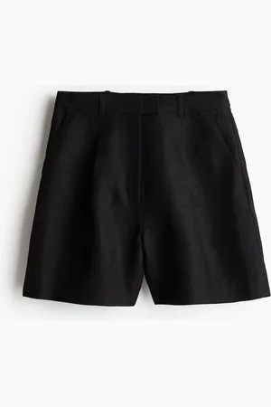 H&M Shorts aus Leinenmix - Schwarz